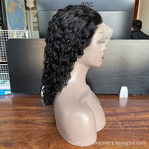 Factory price original hair vendors peruvian wigs human hair, bleached knots pixie cut human hair wigs,13*4 lace frontal wig